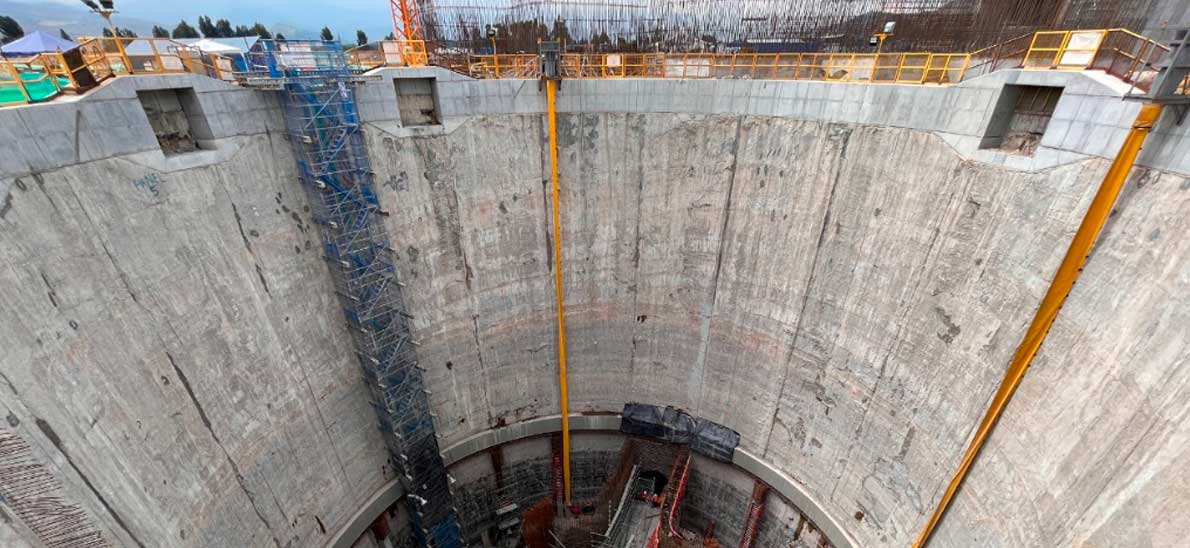 Obra de la Ptar visitada por la Contraloría de Bogotá, D.C.