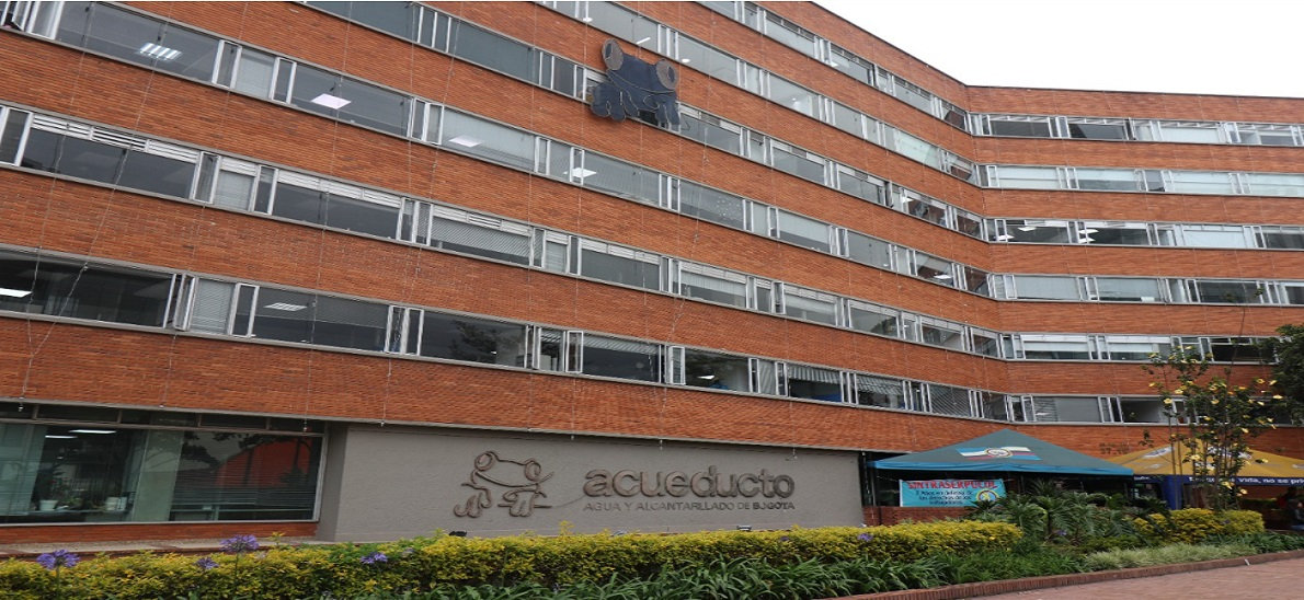 Fachada de la Empresa de Acueducto y Alcantarillado de Bogotá