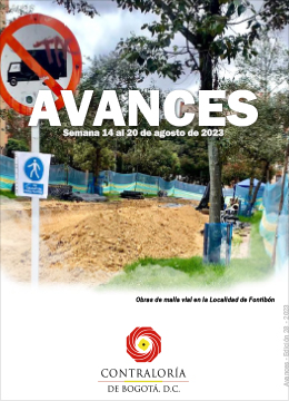 Avances 28 - del 14 al 20 de agosto de 2023