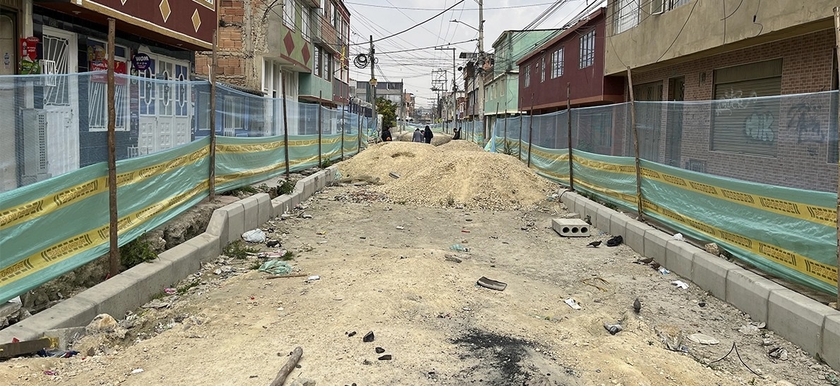 Imagen de obra adelantada por FDL de Bosa.