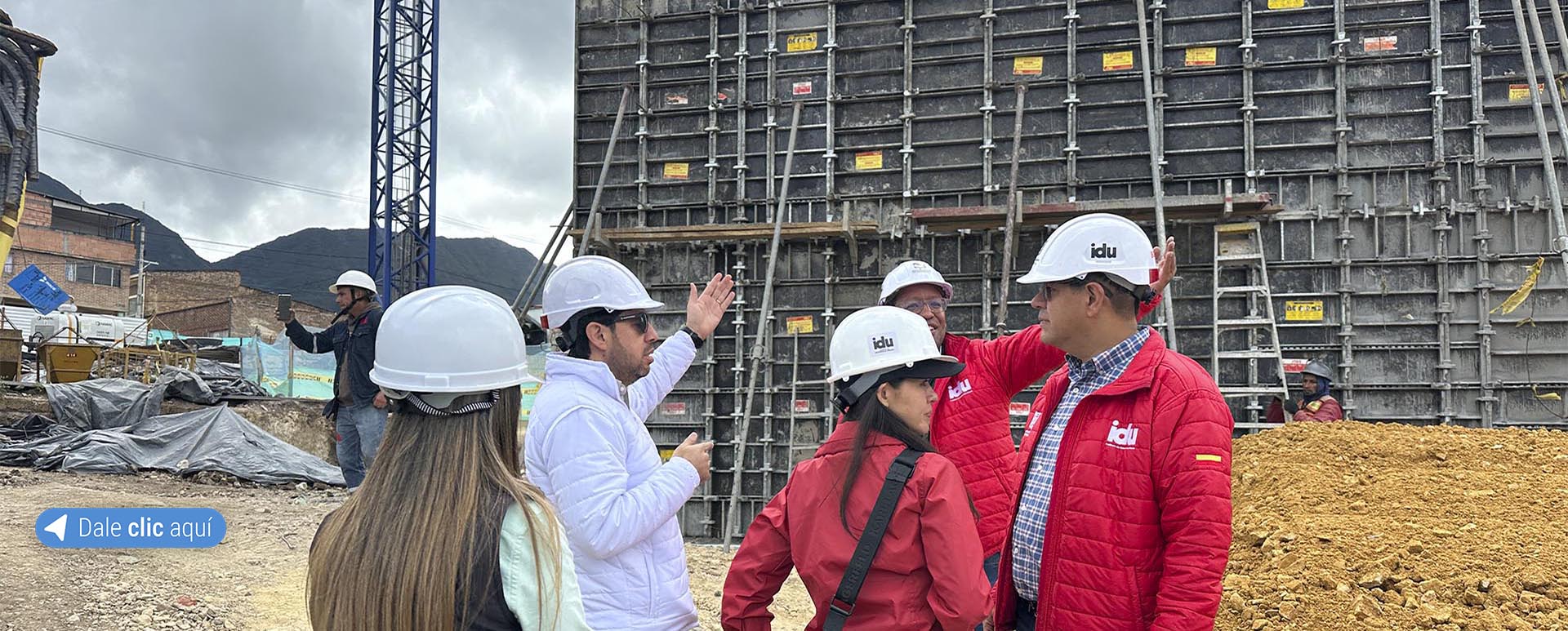 Visita a obras de TransMiCable en San Cristóbal.