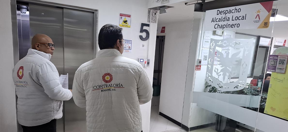 Funcionarios de la Contraloría visitan el Fondo de Desarrollo Local de Chapinero