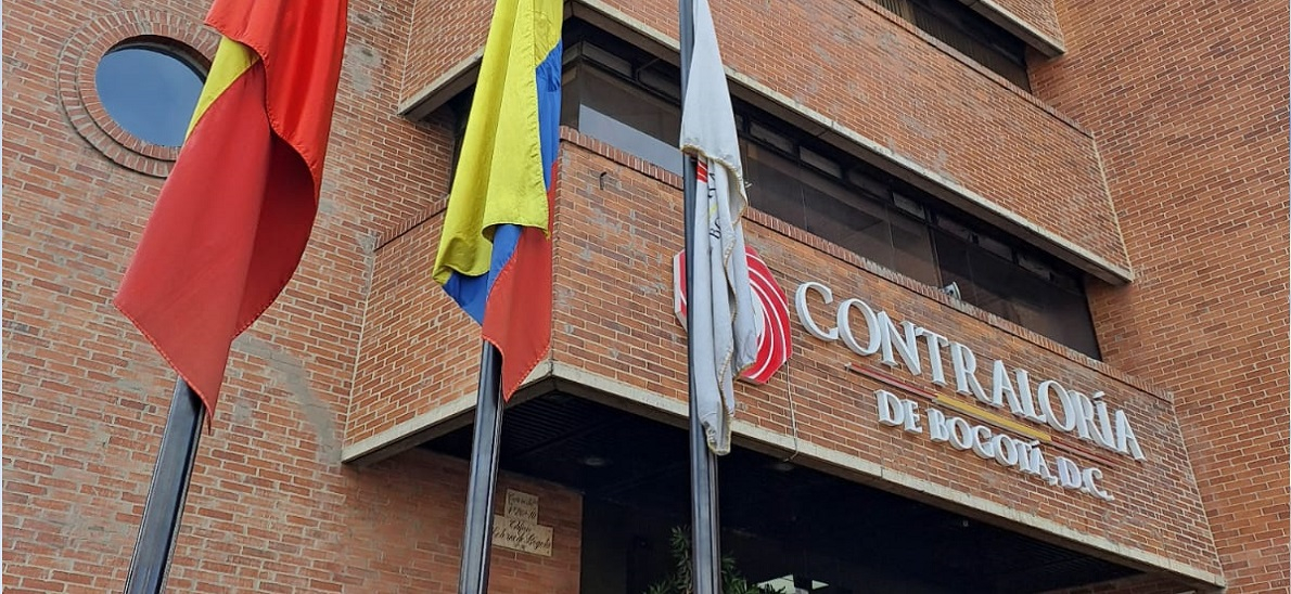 Imagen de la fachada de la Contraloría de Bogotá.