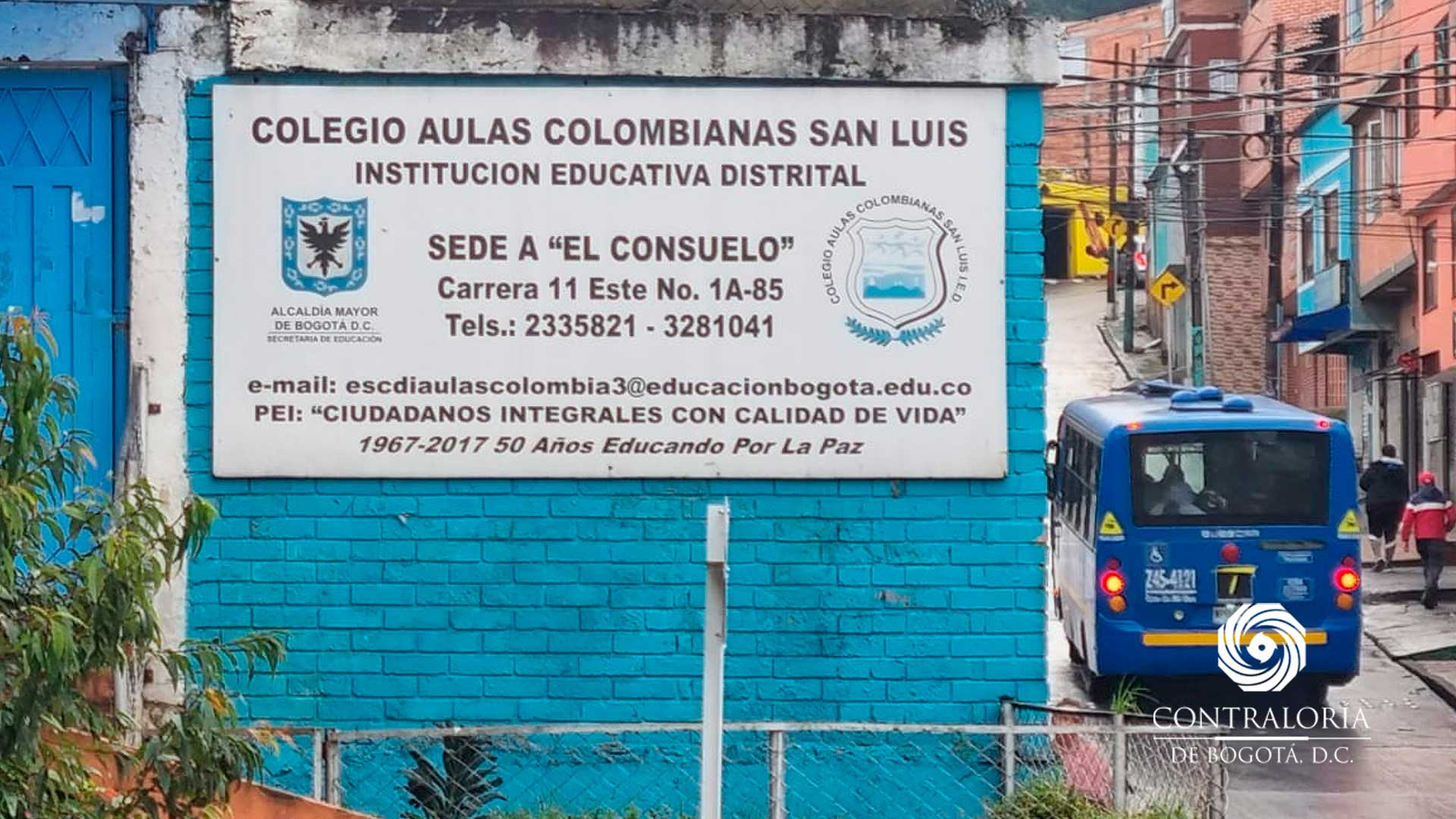 Visita a 27 Instituciones Educativas en Bogotá - sede A El Consuelo