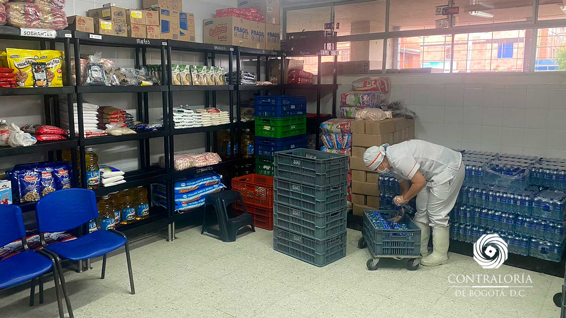 Visita a 27 Instituciones Educativas en Bogotá - Zona de almacenamiento